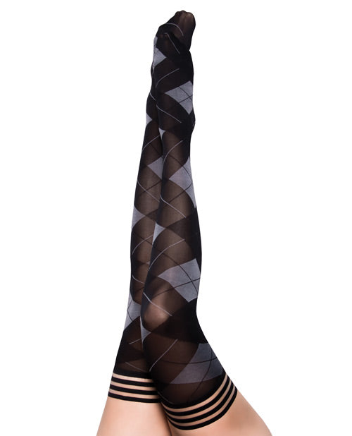 Kix'ies Kimmie Argyle Thigh High Argyle A