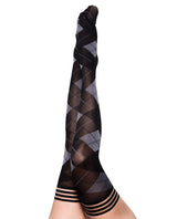 Kix'ies Kimmie Argyle Thigh High Argyle B