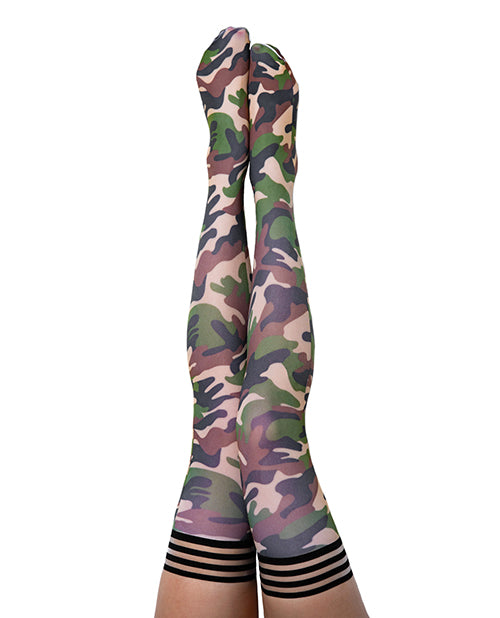 Kix'ies Alex Thigh High Camouflage B