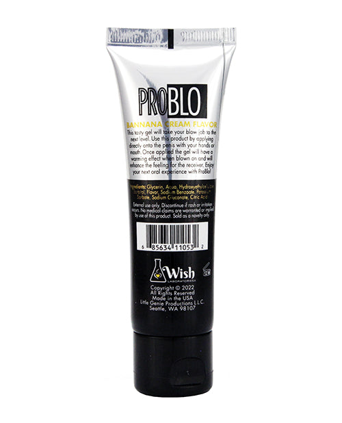 ProBlo Oral Pleasure Flavored Gel 1.5oz - Banana Cream
