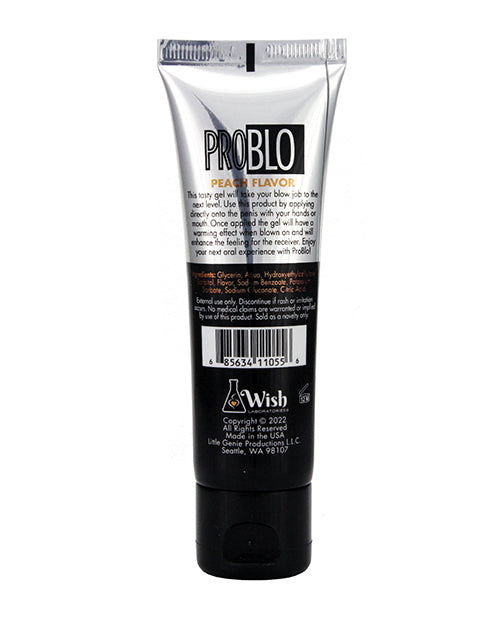 ProBlo Oral Pleasure Flavored Gel 1.5oz - Peach