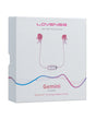 Lovense Gemini Vibrating Nipple Clamps - Pink