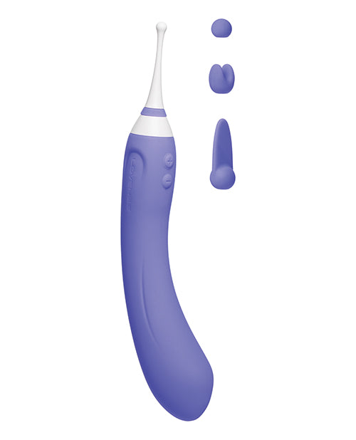 Lovense Hyphy Remote Controlled Silicone Dual End Vibrator - Purple