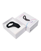 Lovense Diamo Remote Controlled Vibrating Silicone Cock Ring - Black