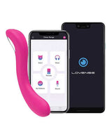 Lovense OSCI 2 Rechargeable Remote Controlled G-Spot Vibrator - Pink