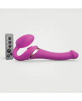Strap on Me Multi Orgasm Bendable Strapless Strap on Small - Fuchsia