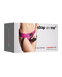 Strap on Me Leatherette Curious Harness - Fuchsia