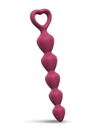 Bing Bang Silicone Anal Beads - Medium - Plum Star