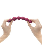 Bing Bang Silicone Anal Beads - Medium - Plum Star