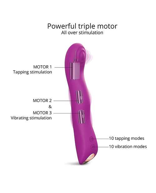 Swap Rechargeable Silicone Vibrator - Sweet Orchid