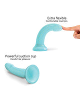 Love to Love Dildolls Nightfall Silicone Dildo - Teal/Gold
