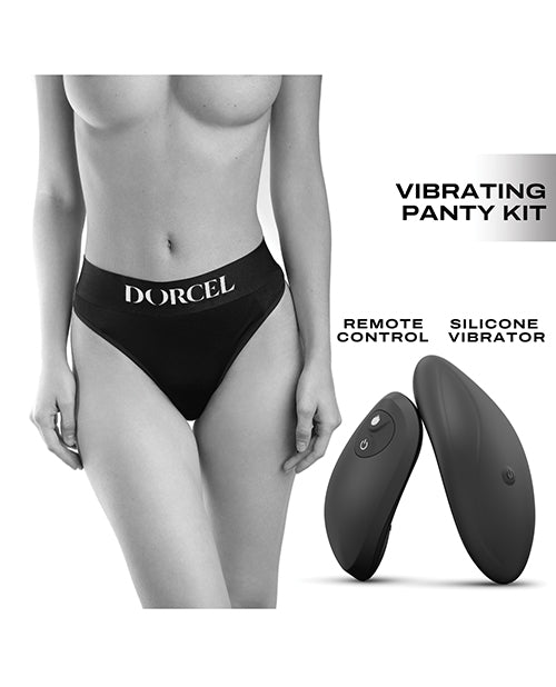 Dorcel Discreet Panty Vibe w/Panty XXL - Black