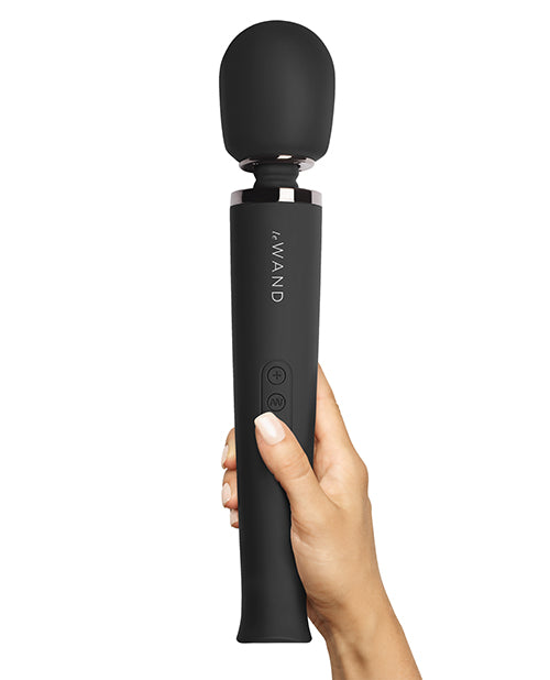 Le Wand Rechargeable Silicone Massager - Matte Black