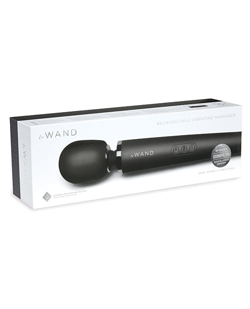 Le Wand Rechargeable Silicone Massager - Matte Black