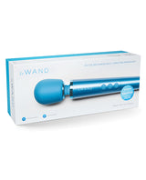 Le Wand Petite Rechargeable Silicone Vibrating Massager - Blue