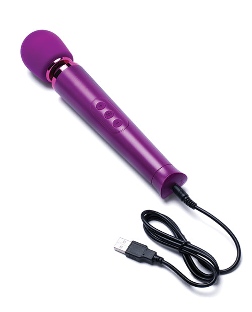 Le Wand Petite Rechargeable Silicone Vibrating Massager - Cherry