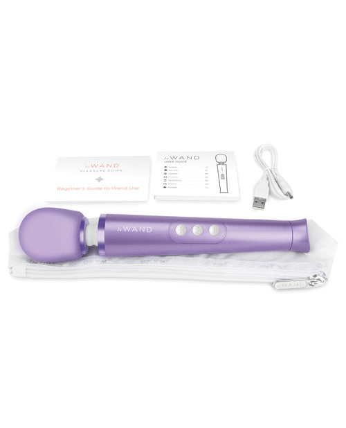 Le Wand Petite Rechargeable Silicone Vibrating Massager - Violet