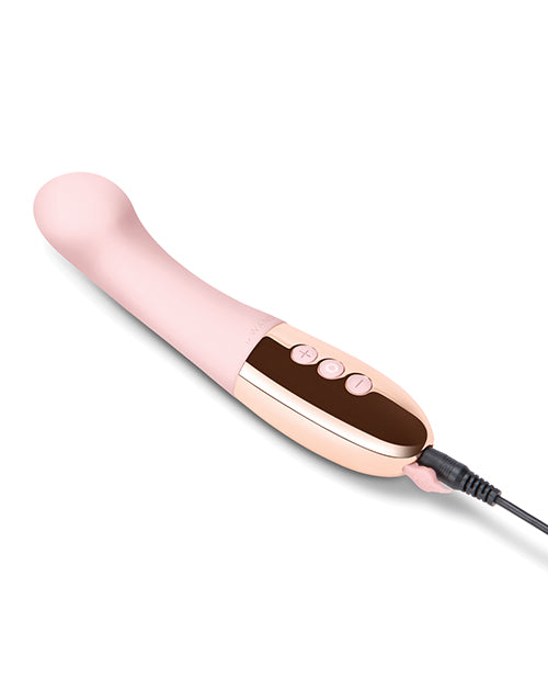 Le Wand Gee Rechargeable Silicone G-Spot Vibrator- Rose Gold