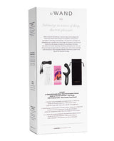 Le Wand XO Rechargeable Silicone Dual Stimulating Vibrator - Black