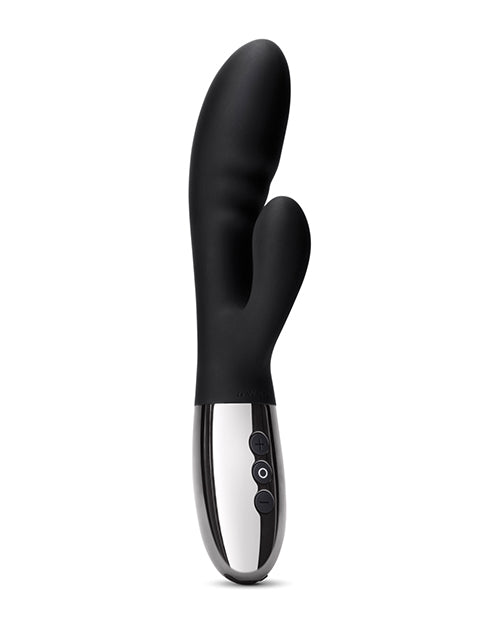 Le Wand Blend Rechargeable Silicone Rabbit Vibrator - Black