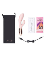 Le Wand Blend Rechargeable Silicone Rabbit Vibrator - Rose Gold