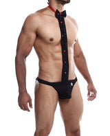 Male Basics Tuxedo Lace Jockstrap Black L/XL