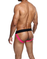 Male Basics Neon Jockstrap Coral XL