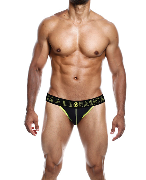 Male Basics Neon Jockstrap Neon Yellow LG