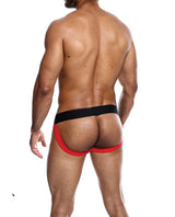 Male Basics Neon Jockstrap Red LG