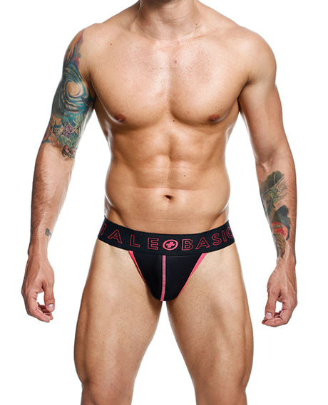 Male Basics Neon Thong  Coral LG