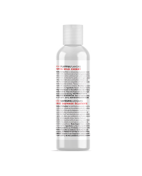 Swiss Navy 4 In 1 Flavored Lubricant 1oz - Poppin Wild Cherry