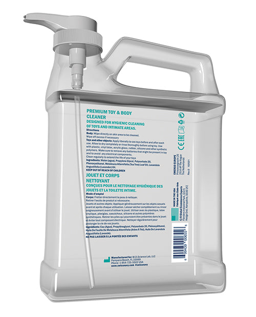 Swiss Navy Toy and Body Cleaner 128oz/3785ml (1 Gallon)