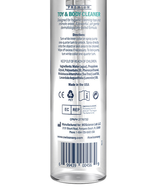 Swiss Navy Toy and Body Cleaner 7.5oz/221ml