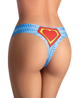 Mememe Comics Wonder Girl Printed Thong SM