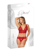 Sugar & Spice Bra & Panty Red L/XL