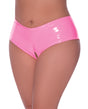 Club Candy Low Rise Split Crotch Boy Short Pink QN