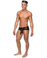 Hoser Stretch Mesh Micro Mini Short Black XL