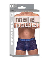 Diamond Mesh Mini Short Blue XL