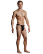 Male Power Bong Clip Thong Black L/XL