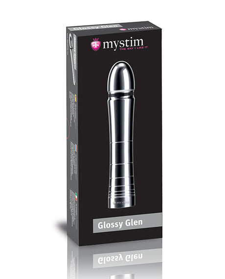 Mystim Glossy Glen e-Stim Aluminum Dildo