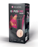 Mystim Oh-Pushme Vagina - Black