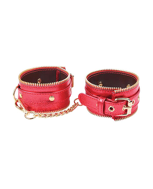 Nobu Fetish Handcuffs - Red/Gold