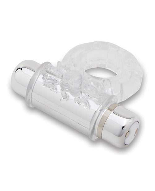 Nu Sensuelle Bullet Ring Rechargeable Vibrating Cock Ring - Clear