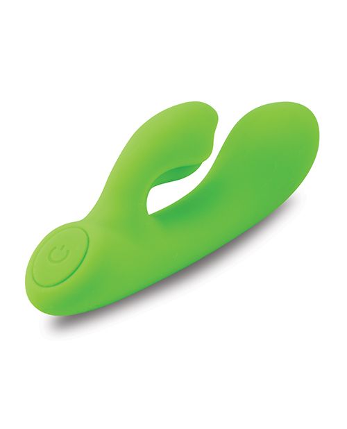 Nu Sensuelle Jolie Nubii Rechargeable Silicone Mini Heating Rabbit - Lime Green