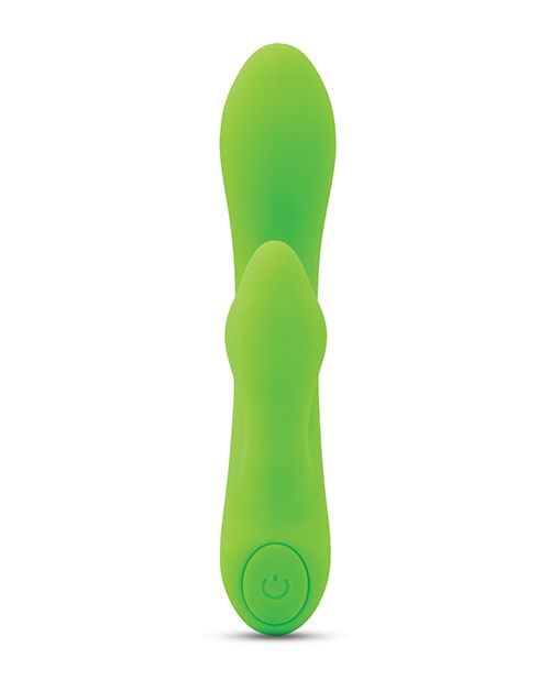 Nu Sensuelle Jolie Nubii Rechargeable Silicone Mini Heating Rabbit - Lime Green