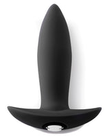 Nu Sensuelle Mini-Plug Rechargeable Silicone Vibrating Plug - Black