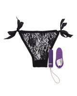 Nu Sensuelle Pleasure Panty Vibe Rechargeable Silicone with Bullet and Remote Control - Purple