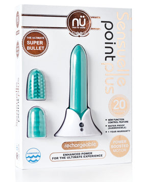 Nu Sensuelle Point Plus Rechargeable Bullet - Tiffany Blue