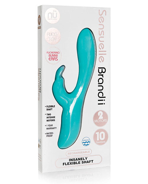 Nu Sensuelle Brandii Bendable Rabbit - Teal