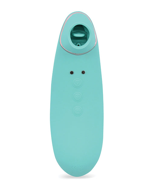 Nu Sensuelle Trinitii Triple Action Rechargeable Silicone Vibrator - Electric Blue